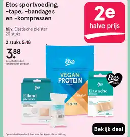 Etos Etos sportvoeding, tape, bandages en kompressen aanbieding