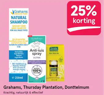 Etos Grahams, Thursday Plantation, Donttelmum aanbieding