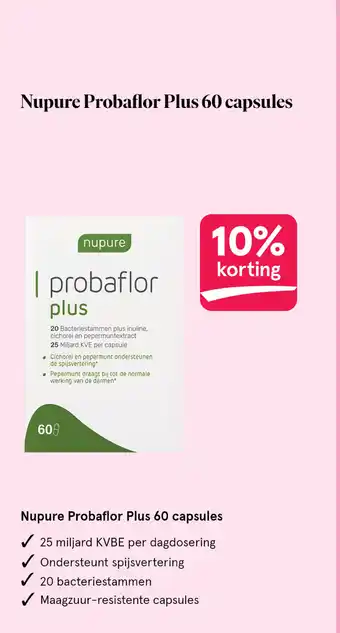Etos Nupure Probaflor Plus 60 capsules aanbieding