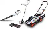 Praxis ELEM GARDEN - Kit 3 oplaadbare machines 20v max + 2 batterijen aanbieding