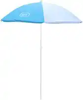 Praxis AXI Parasol ?125 cm Metaal Blauw/wit aanbieding