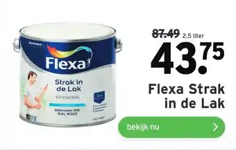 GAMMA Flexa Strak in de Lak 2,5liter aanbieding