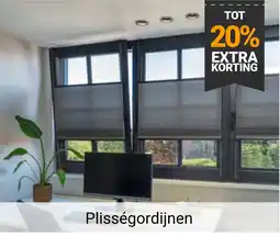 Raamdecoratie.com Plisségordijnen aanbieding