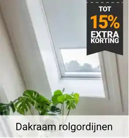 Raamdecoratie.com Dakraam rolgordijnen aanbieding
