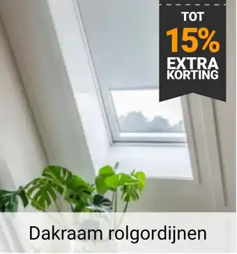 Raamdecoratie.com Dakraam rolgordijnen aanbieding