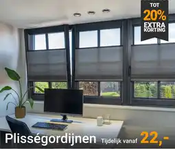 Raamdecoratie.com Plisségordijnen aanbieding