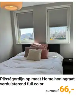 Raamdecoratie.com Plisségordijn op maat Home honingraat verduisterend aanbieding