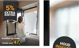 Raamdecoratie.com Inzethor op maat aanbieding