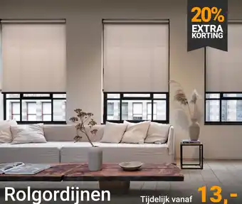 Raamdecoratie.com Rolgordijnen aanbieding