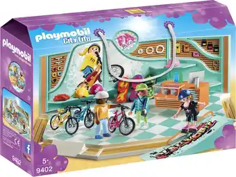 Bol.com PLAYMOBIL City Life Fiets- en skatewinkel - 9402 aanbieding