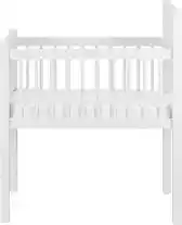 Babypark Kidsmill Noa Wieg Mat Wit aanbieding