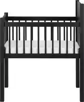 Babypark Kidsmill Noa Wieg Mat Zwart aanbieding