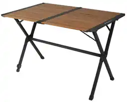 ANWB Eurotrail Campingtafel Chambery M Bamboe Zwart aanbieding