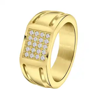 Douglas Lucardi Ring Staal - goudkleurig aanbieding