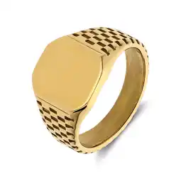 Douglas Lucardi Ring Staal - goudkleurig aanbieding