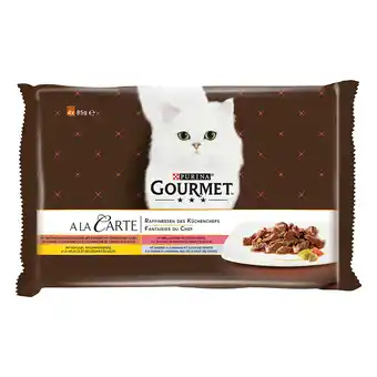 Zooplus 4x85g Eend/Gevogelte/Sardientjes/Forel Gourmet à La Carte Kattenvoer aanbieding