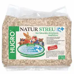 Zooplus 1,5kg Hugro Natuurstrooisel Knaagdier aanbieding