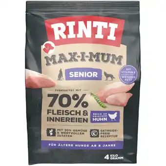 Zooplus RINTI Max-i-mum Senior Kip Hondenvoer - 4 kg aanbieding