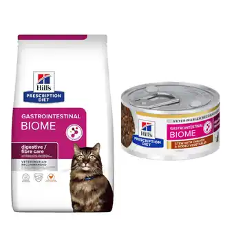Zooplus 8 kg Hill's Prescription Diet droogvoer + 6 x 82 g natvoer gratis! aanbieding