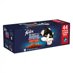 Zooplus 44x85g Vlees Selectie Felix Elke Dag Feest Kattenvoer aanbieding
