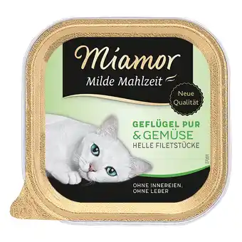 Zooplus Miamor Milde Maaltijd 6 x 100 g Kattenvoer - Gevogelte puur & Groenten aanbieding