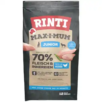 Zooplus Rinti Max-i-mum Junior Kip Hondenvoer - 12 kg aanbieding