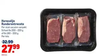 Makro Horecalijn Runderentrecote aanbieding