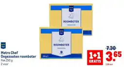 Makro Metro Chef Ongezouten roomboter aanbieding