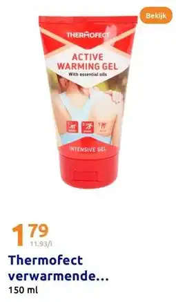 Action Thermofect verwarmende spierbalsem aanbieding