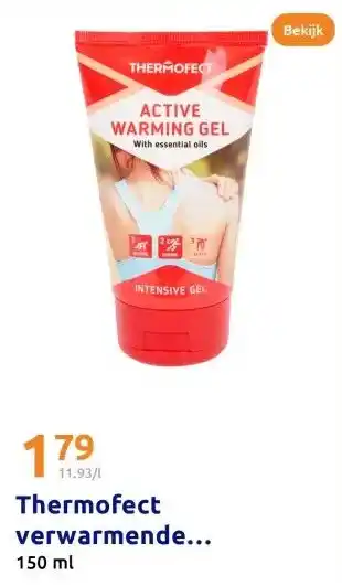 Action Thermofect verwarmende spierbalsem aanbieding