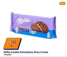 Action Milka Cookie Sensations Oreo Creme aanbieding