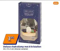 Action Deluxa chakralamp met 8 kristallen aanbieding