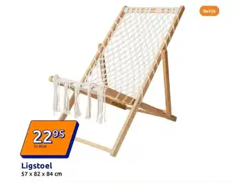 Action Ligstoel aanbieding
