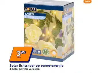 Action Solar lichtsnoer op zonne-energie aanbieding