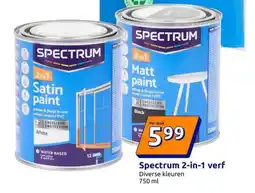 Action Spectrum 2 in 1 verf aanbieding
