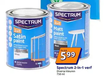 Action Spectrum 2 in 1 verf aanbieding