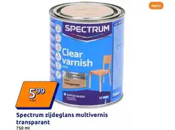 Action Spectrum zijdeglans multivernis transparant aanbieding
