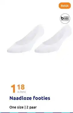 Action Naadloze footies aanbieding