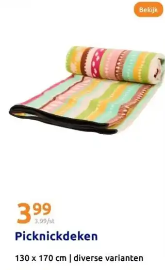 Action Picknickdeken aanbieding