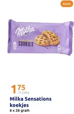 Action Milka Sensations koekjes aanbieding