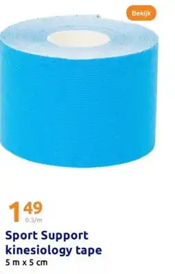 Action Sport Support kinesiology tape aanbieding