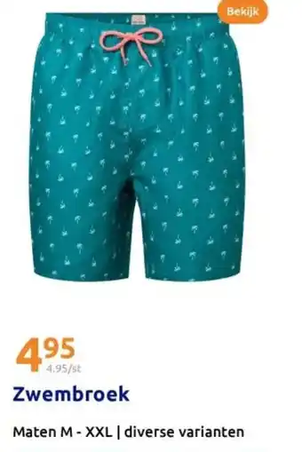 Action Zwembroek aanbieding
