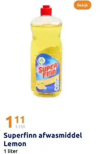 Action Superfinn afwasmiddel Lemon aanbieding