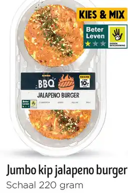 Jumbo Jumbo kip jalapeno burger aanbieding