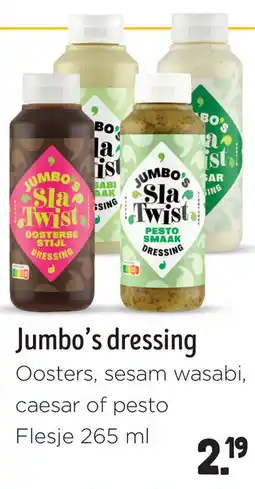 Jumbo Jumbo's dressing aanbieding