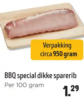 Jumbo BBQ special dikke sparerib aanbieding
