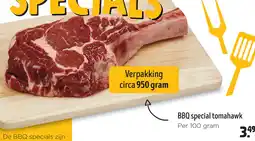 Jumbo BBQ special tomahawk aanbieding