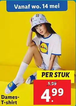 Lidl Dames T-shirt aanbieding
