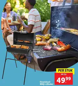 Lidl Houtskool BBQ cilinder aanbieding
