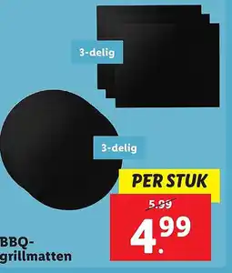 Lidl BBQ grilmatten aanbieding